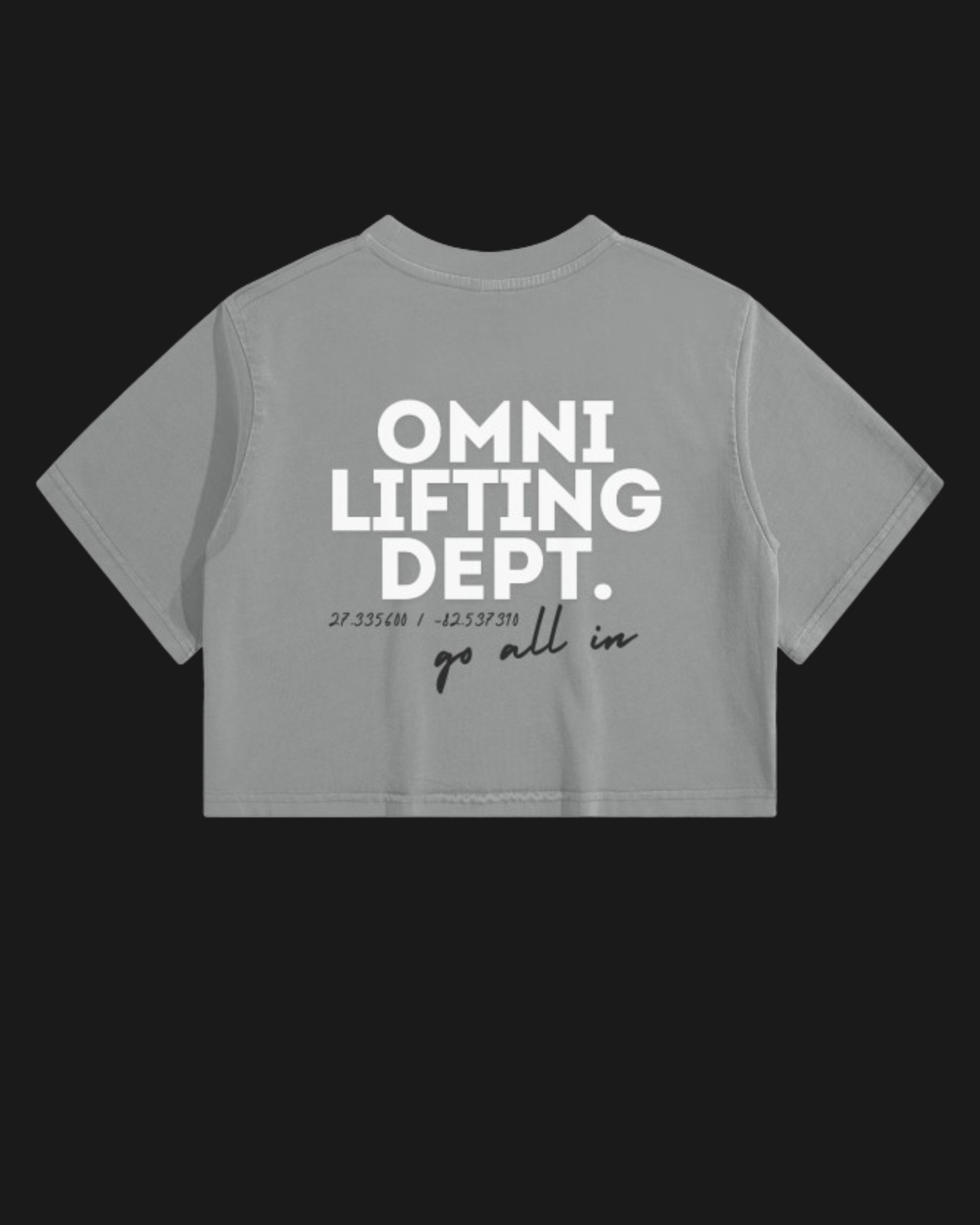 Cropped Tee | Lifting Dept
