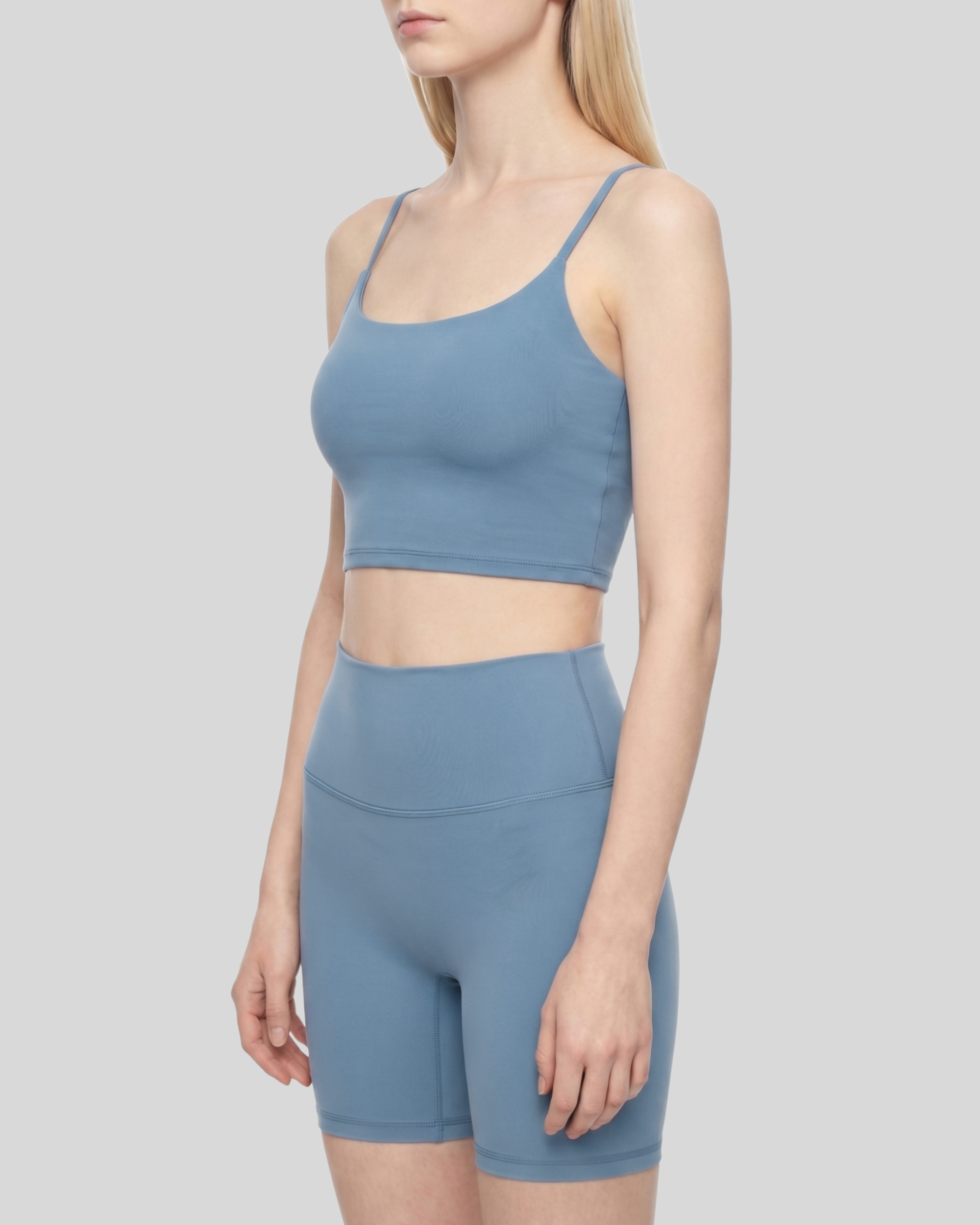 Hugs Scoop Back Cropped Tank