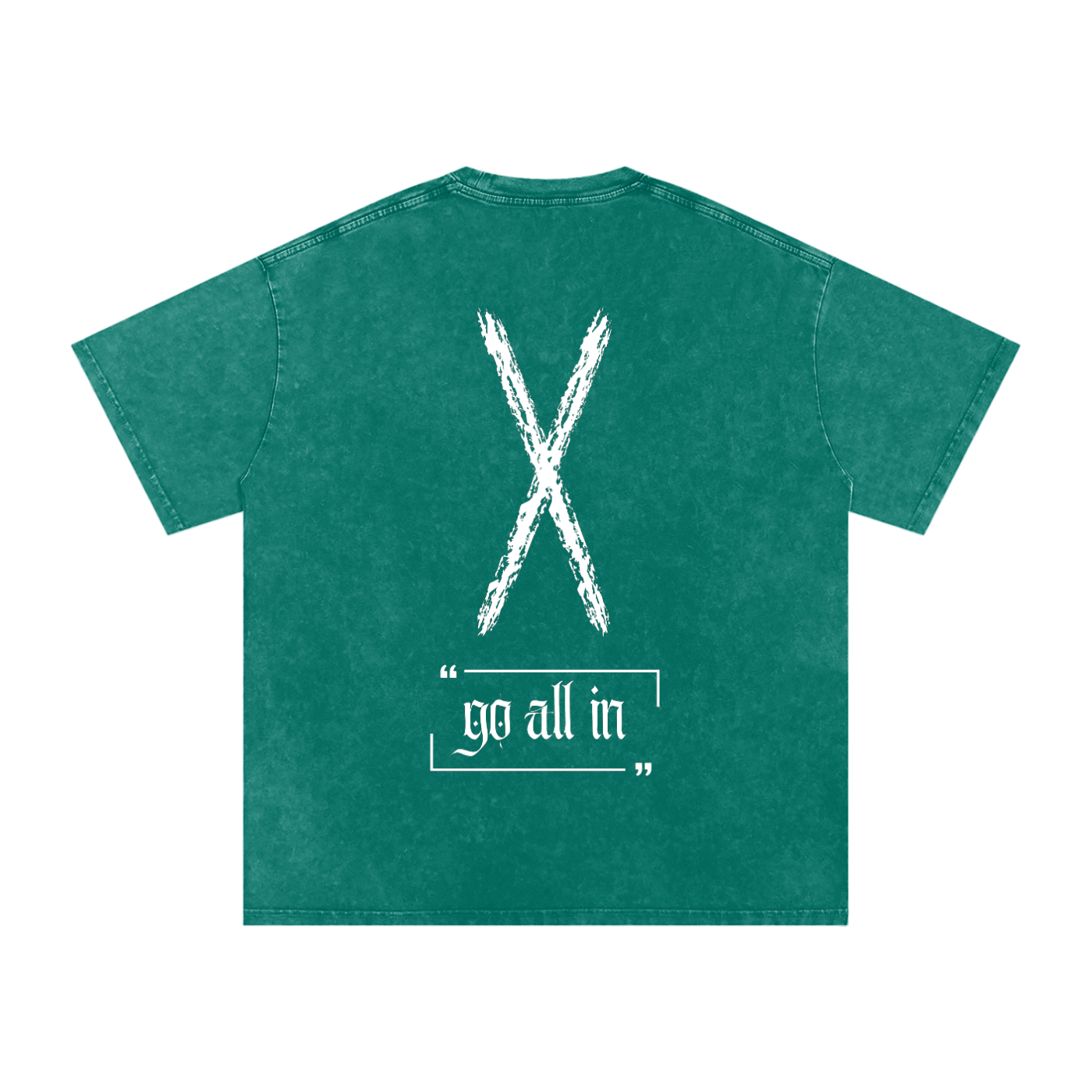 Relaxed Stonewash Tee | "X"