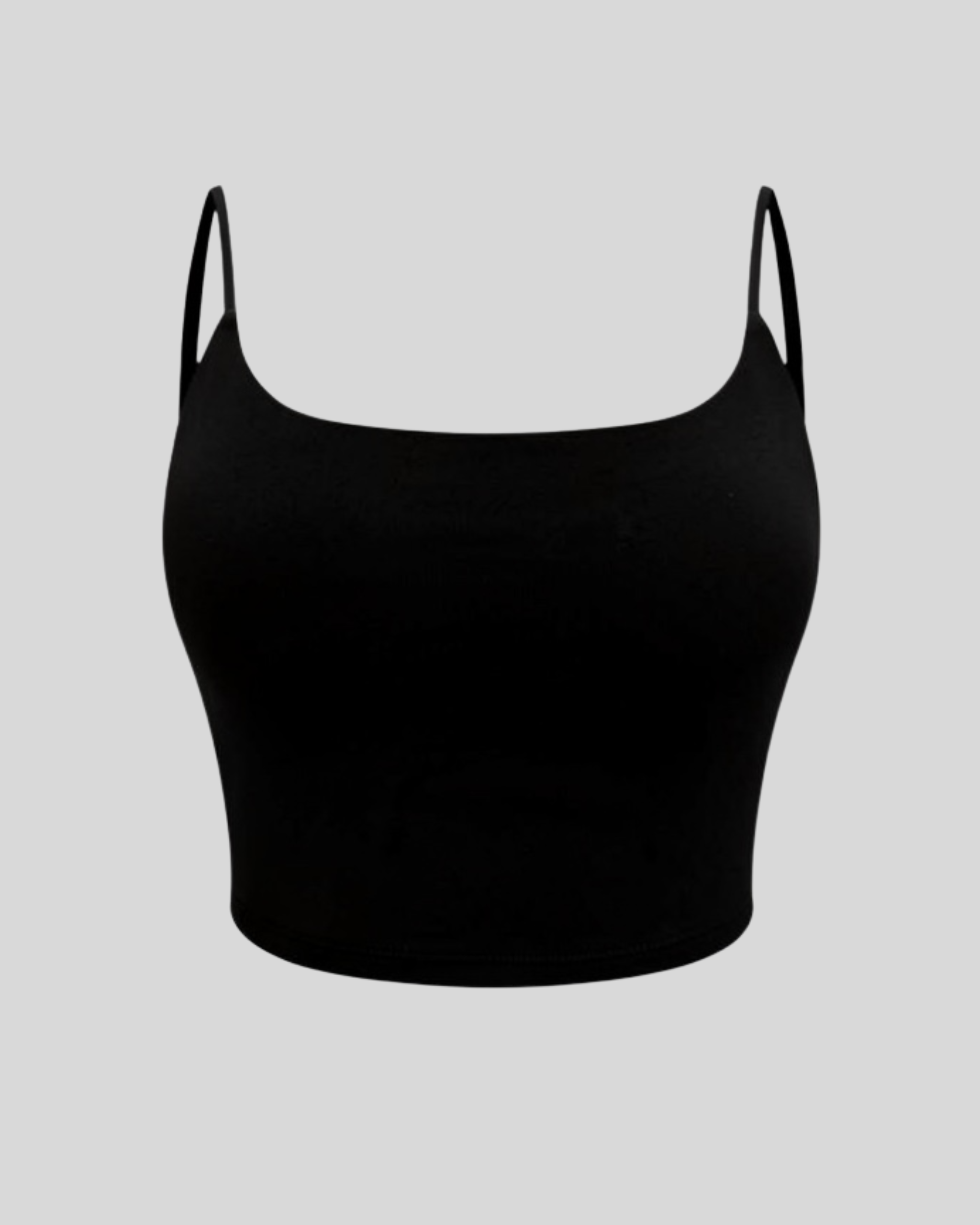 Hugs Scoop Back Cropped Tank