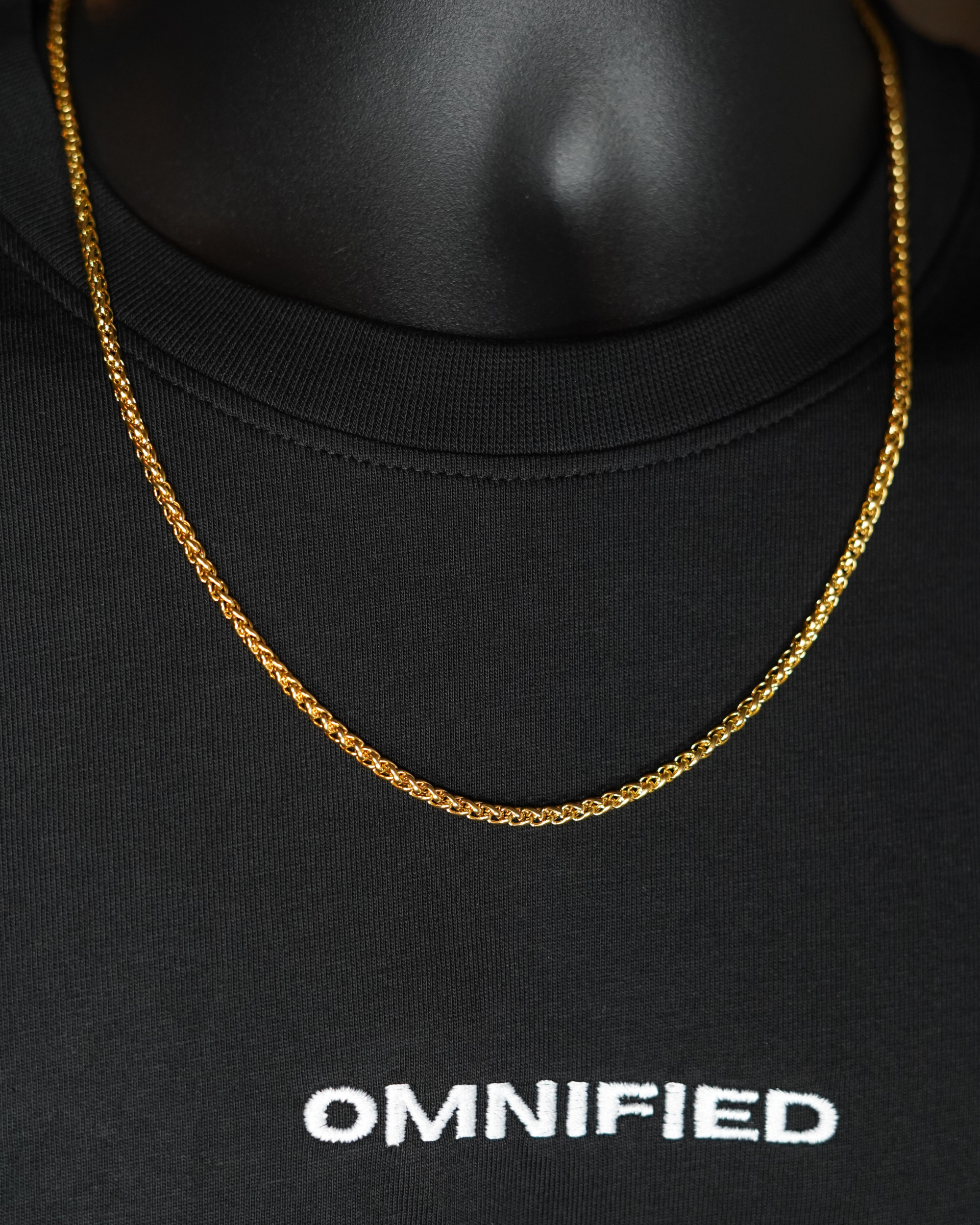 Cuban 5mm + Wheat 3mm | Gold