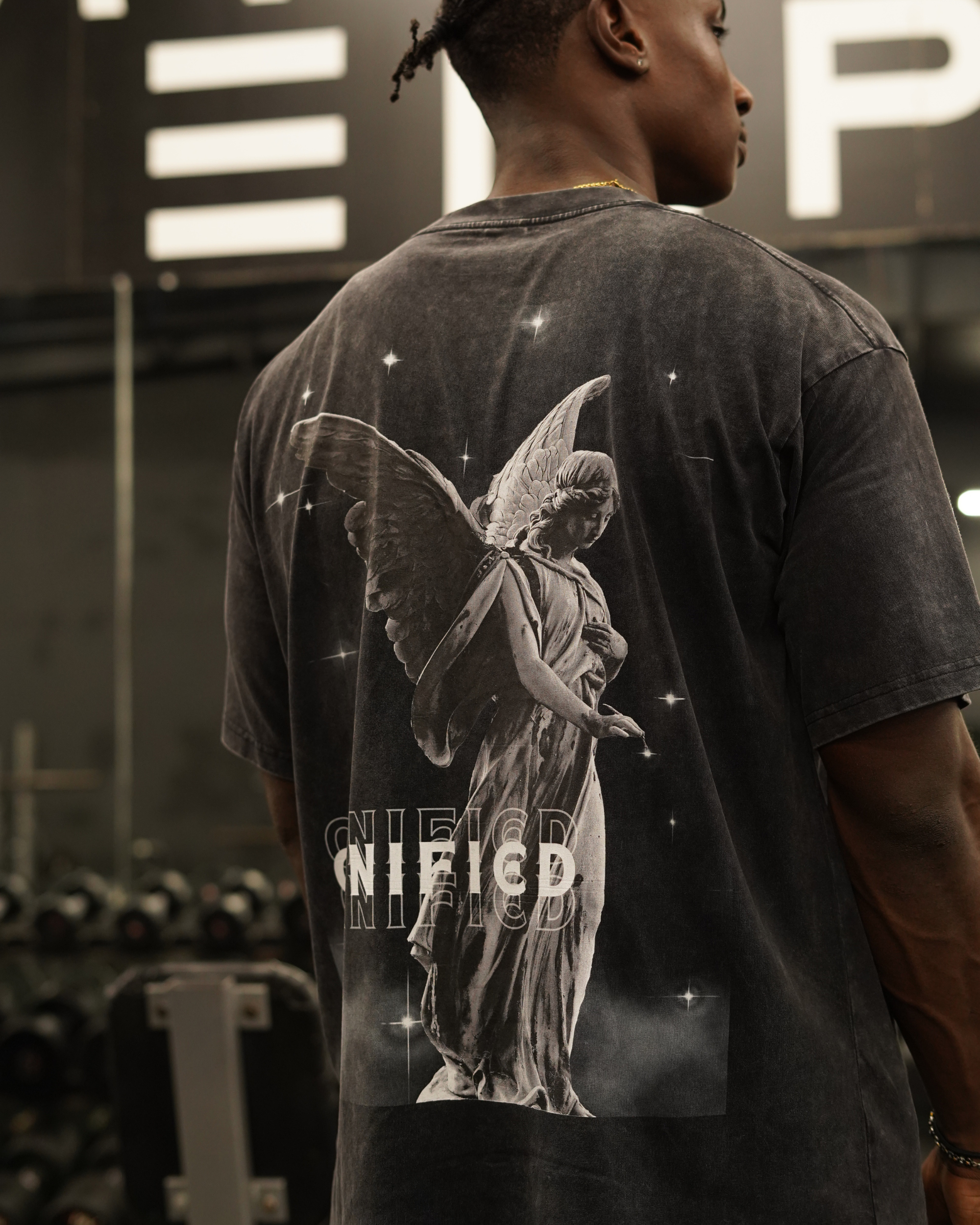 Relaxed Stonewash Tee | Angel