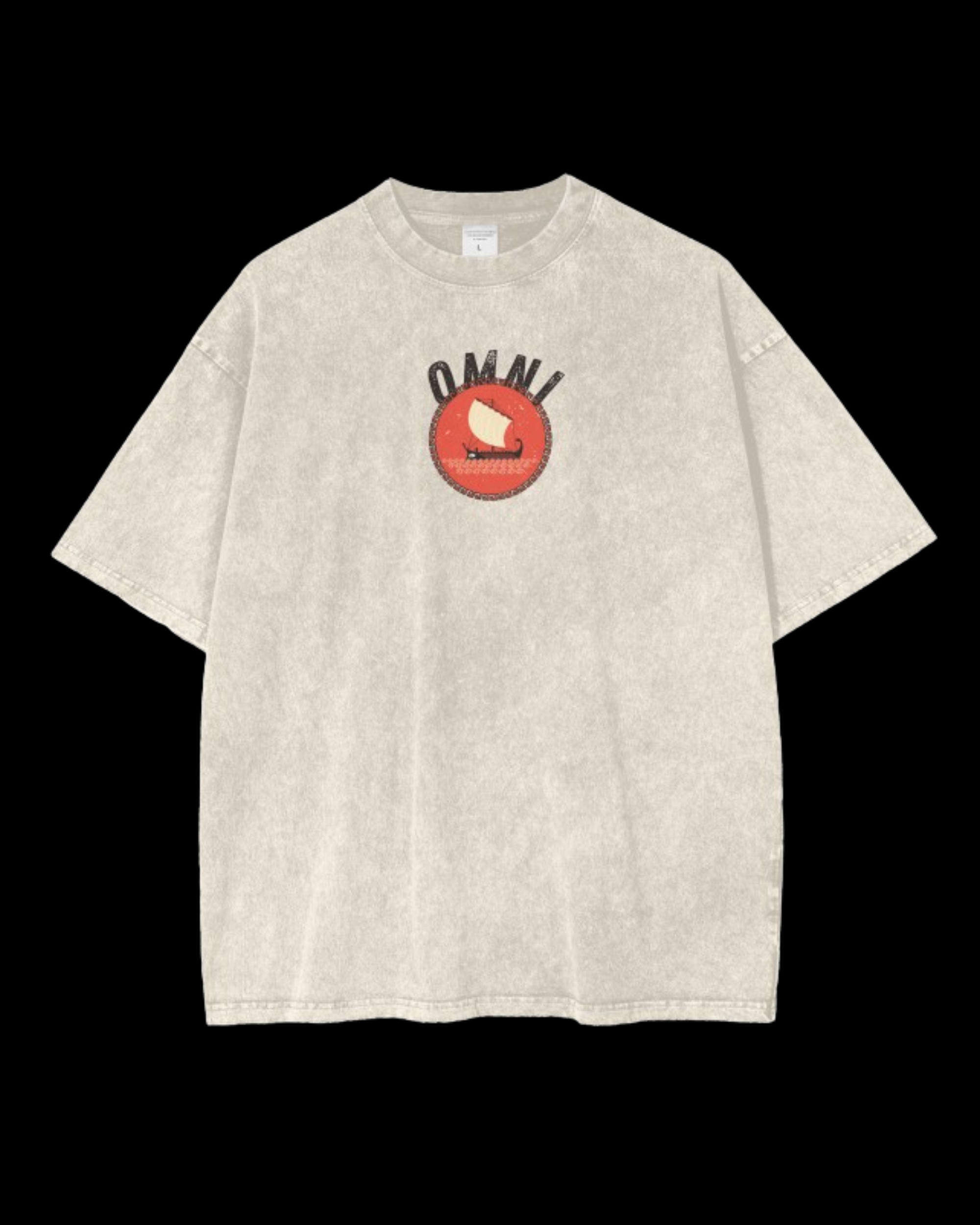 Relaxed Stonewash Tee | Red Sea