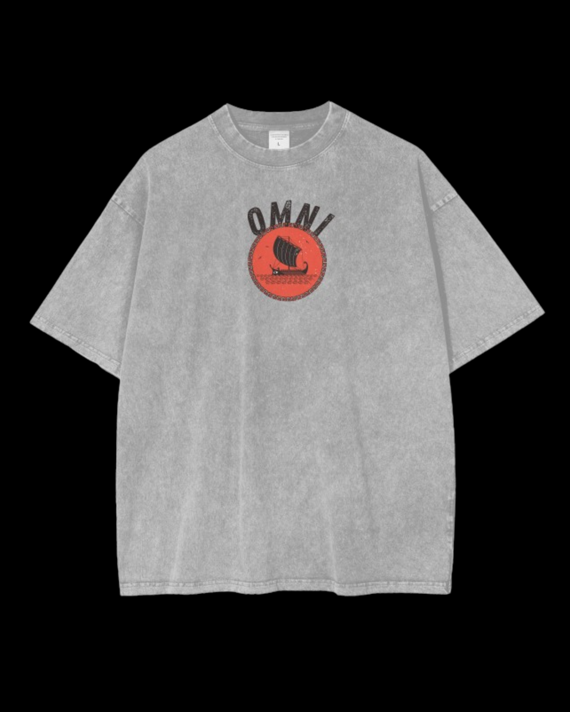 Relaxed Stonewash Tee | Red Sea