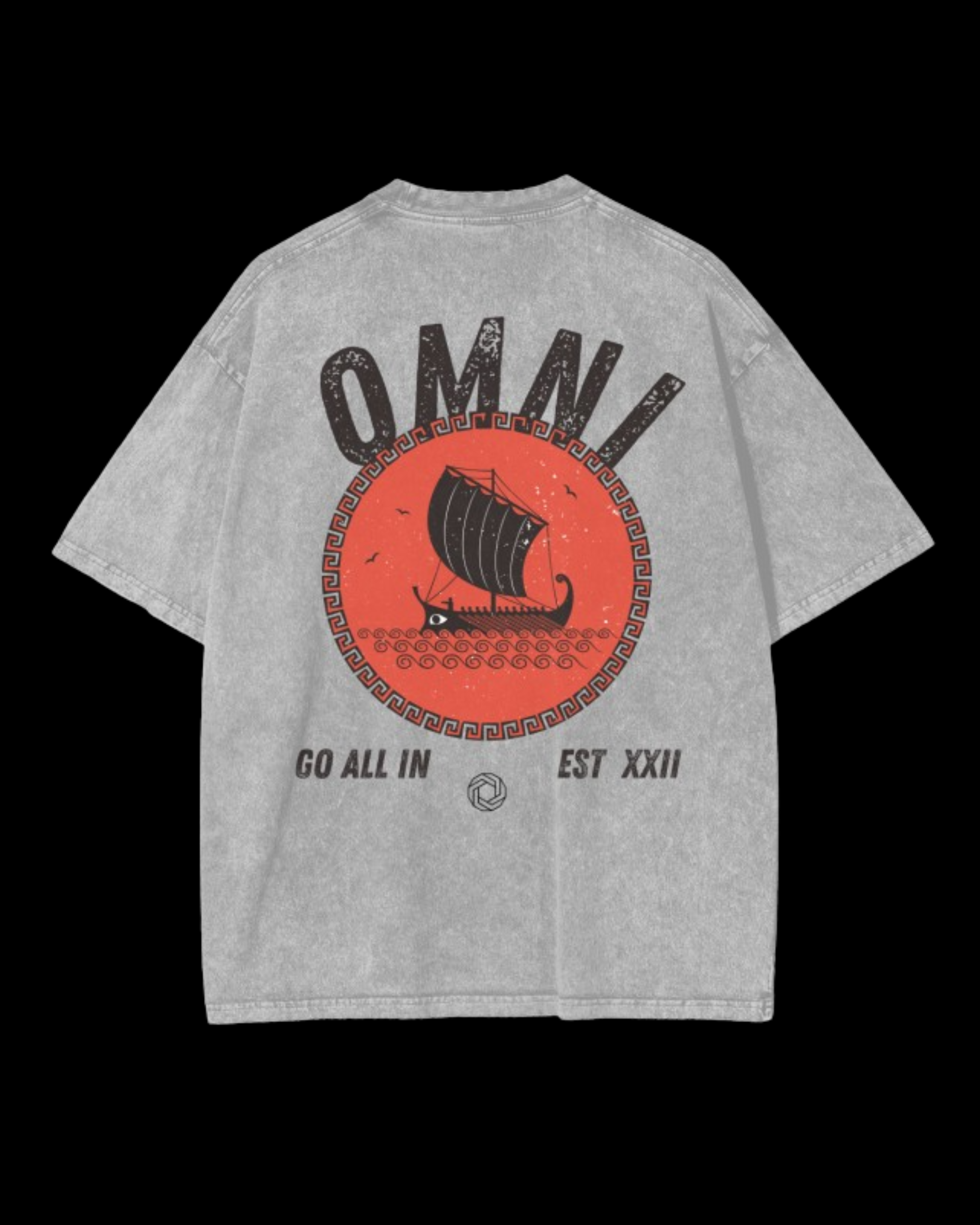 Relaxed Stonewash Tee | Red Sea