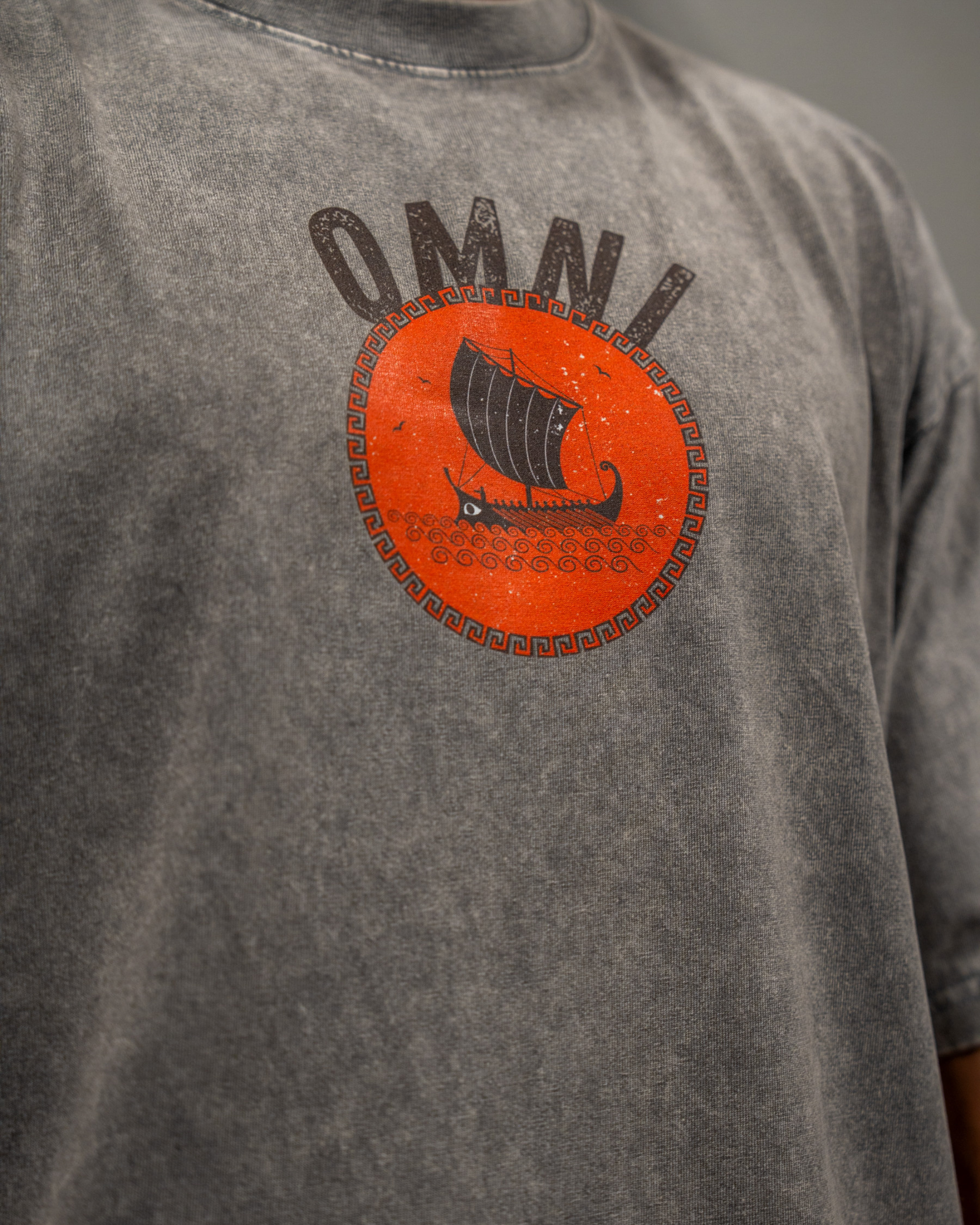 Relaxed Stonewash Tee | Red Sea