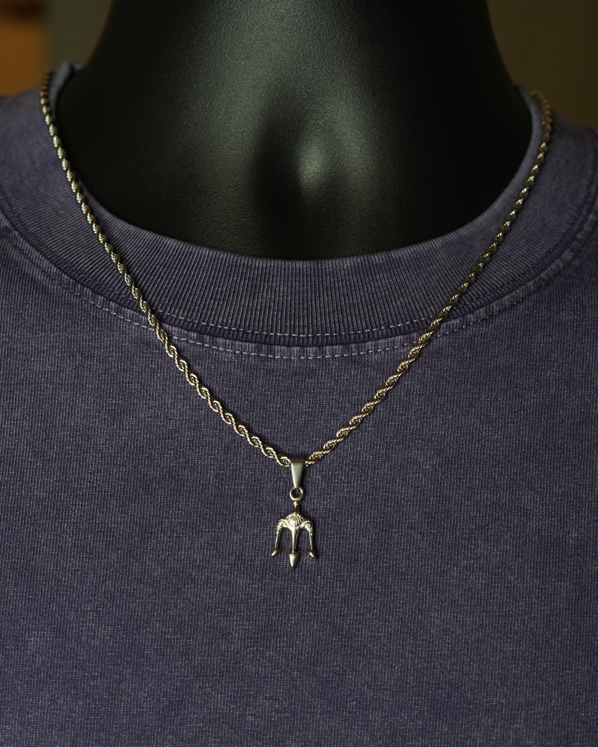Trident (3mm Rope) | Silver