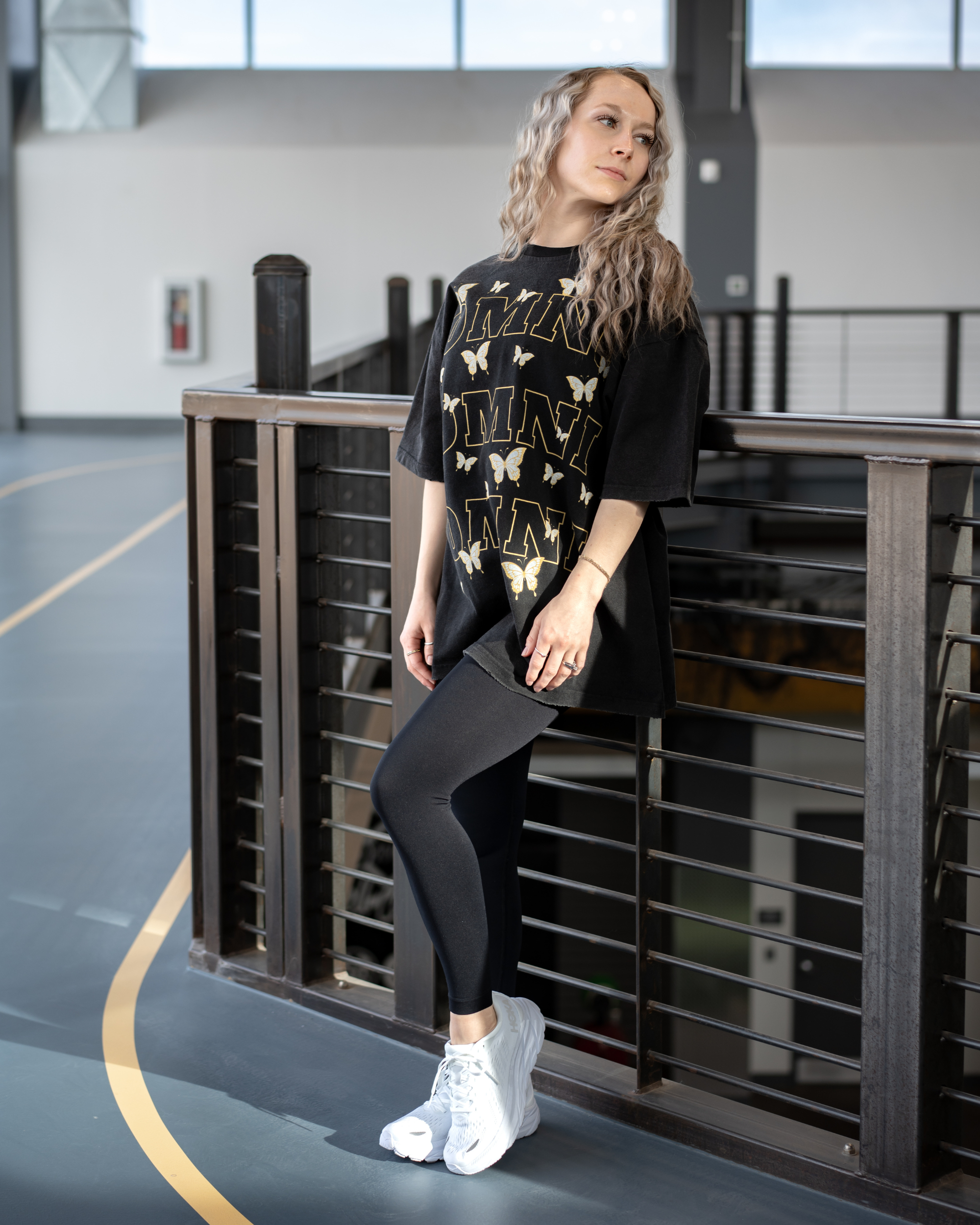 Relaxed Frayed Tee | Butterflies