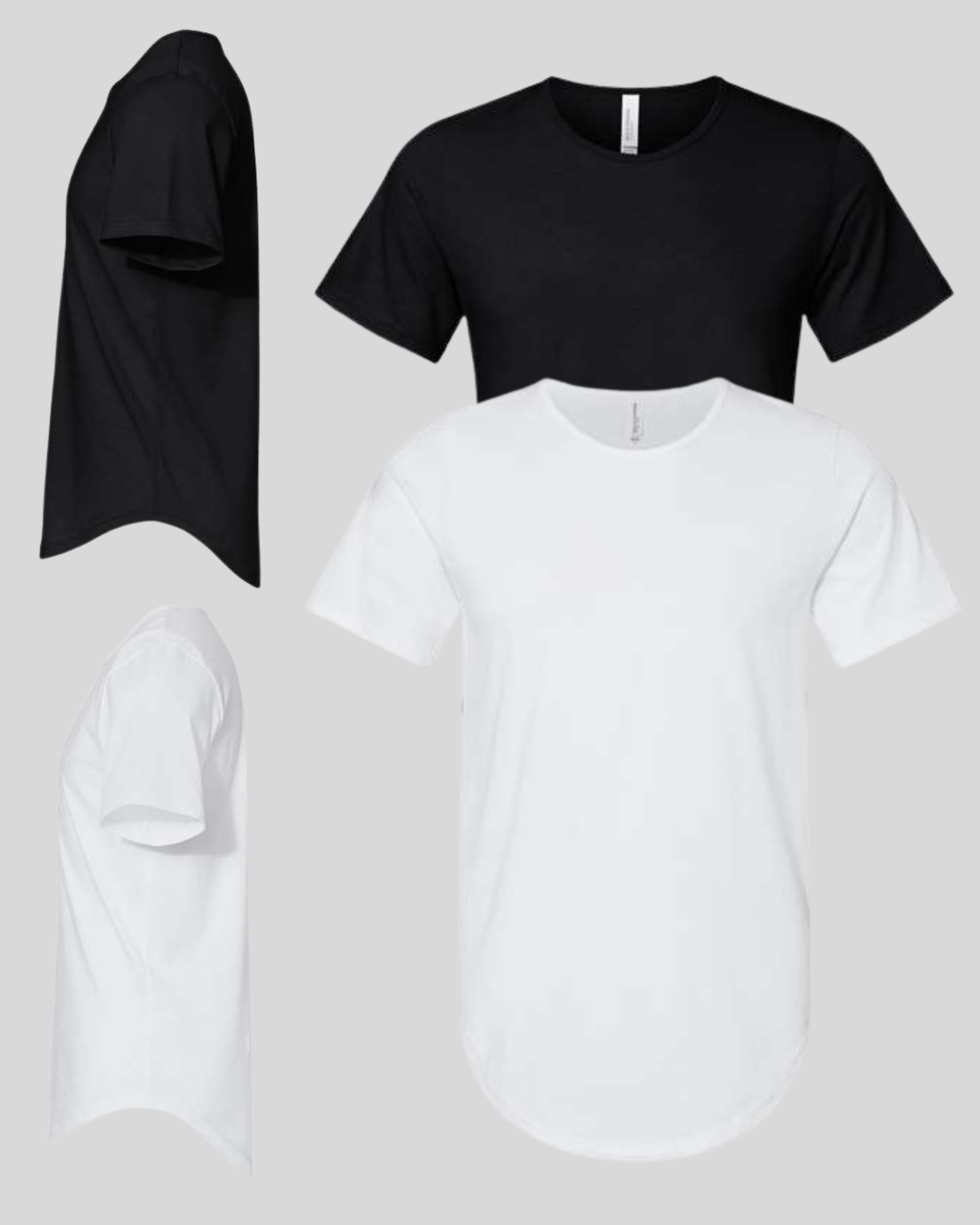 Curved Hem Tee | 2-Packs