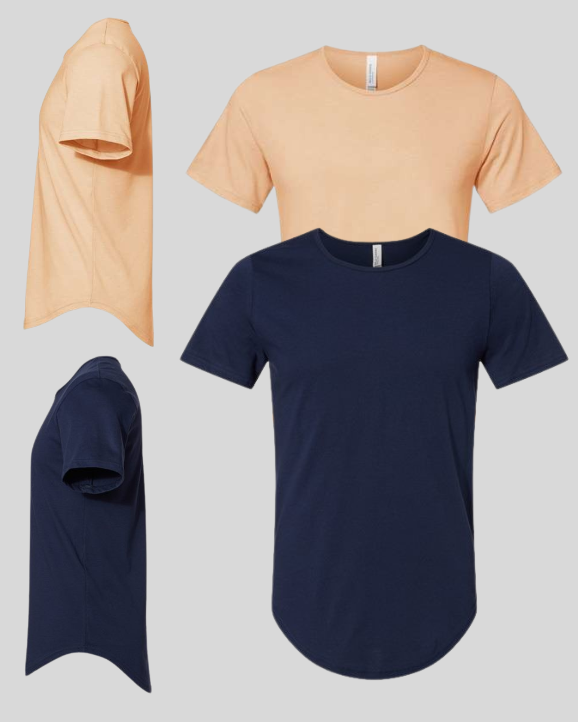 Curved Hem Tee | 2-Packs