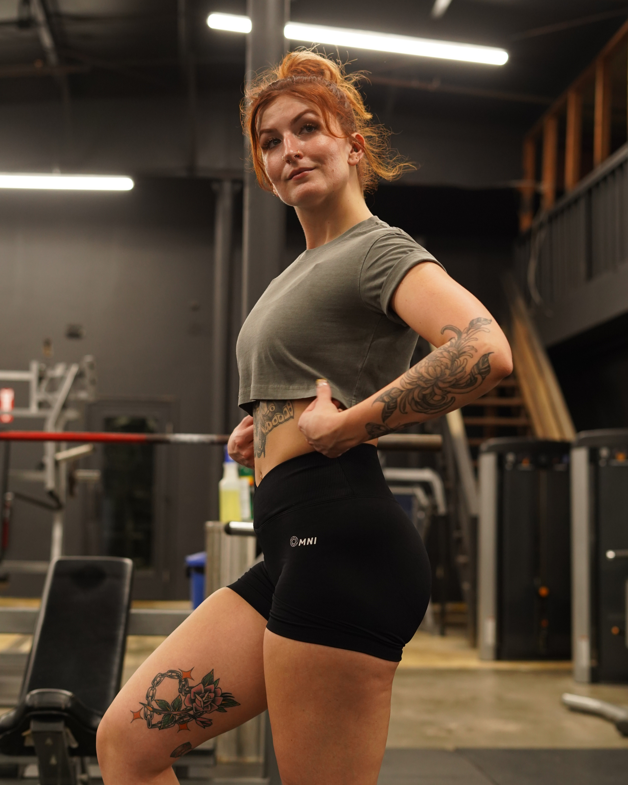 Cropped Tee | Lifting Dept