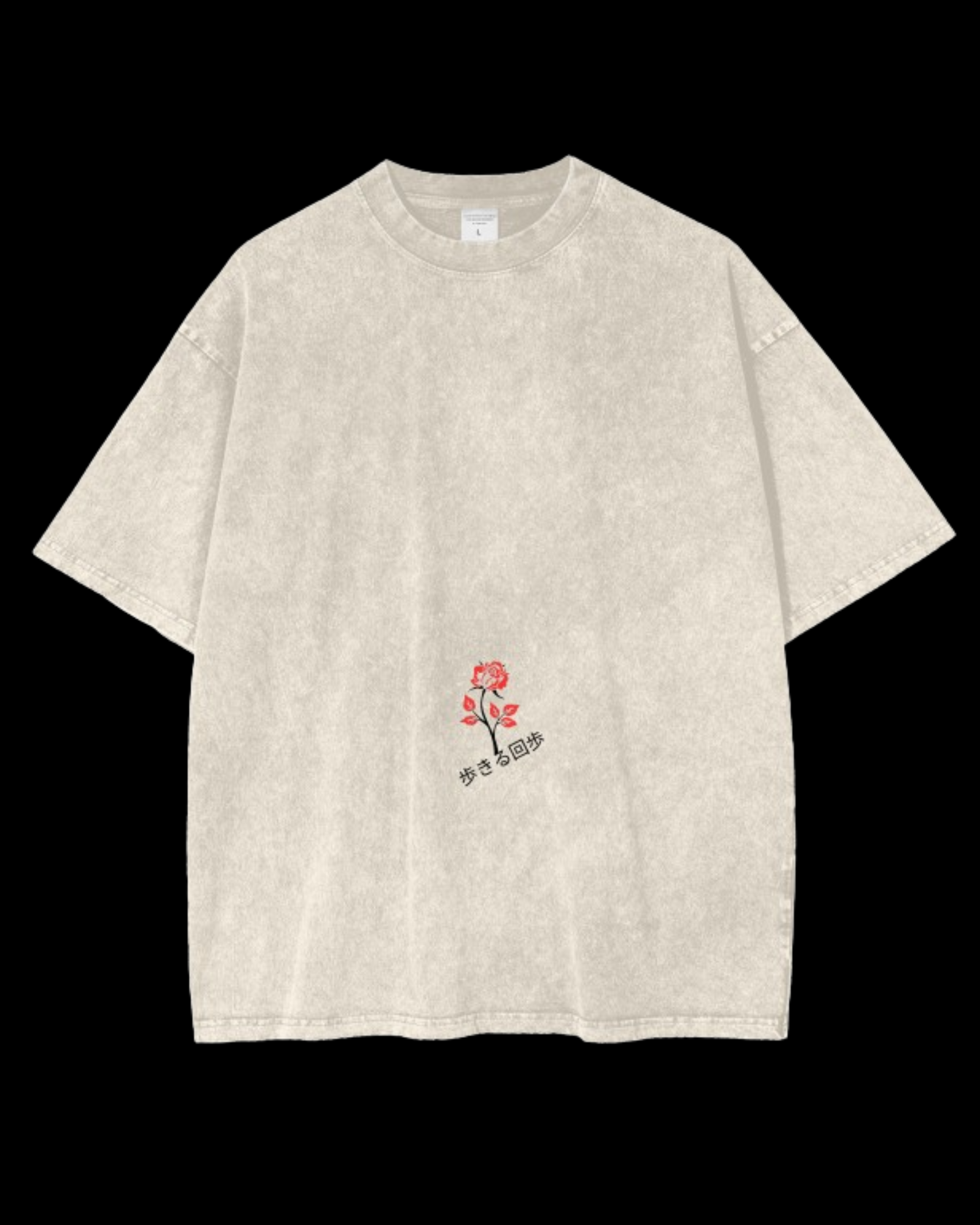 Relaxed Stonewash Tee | Roses