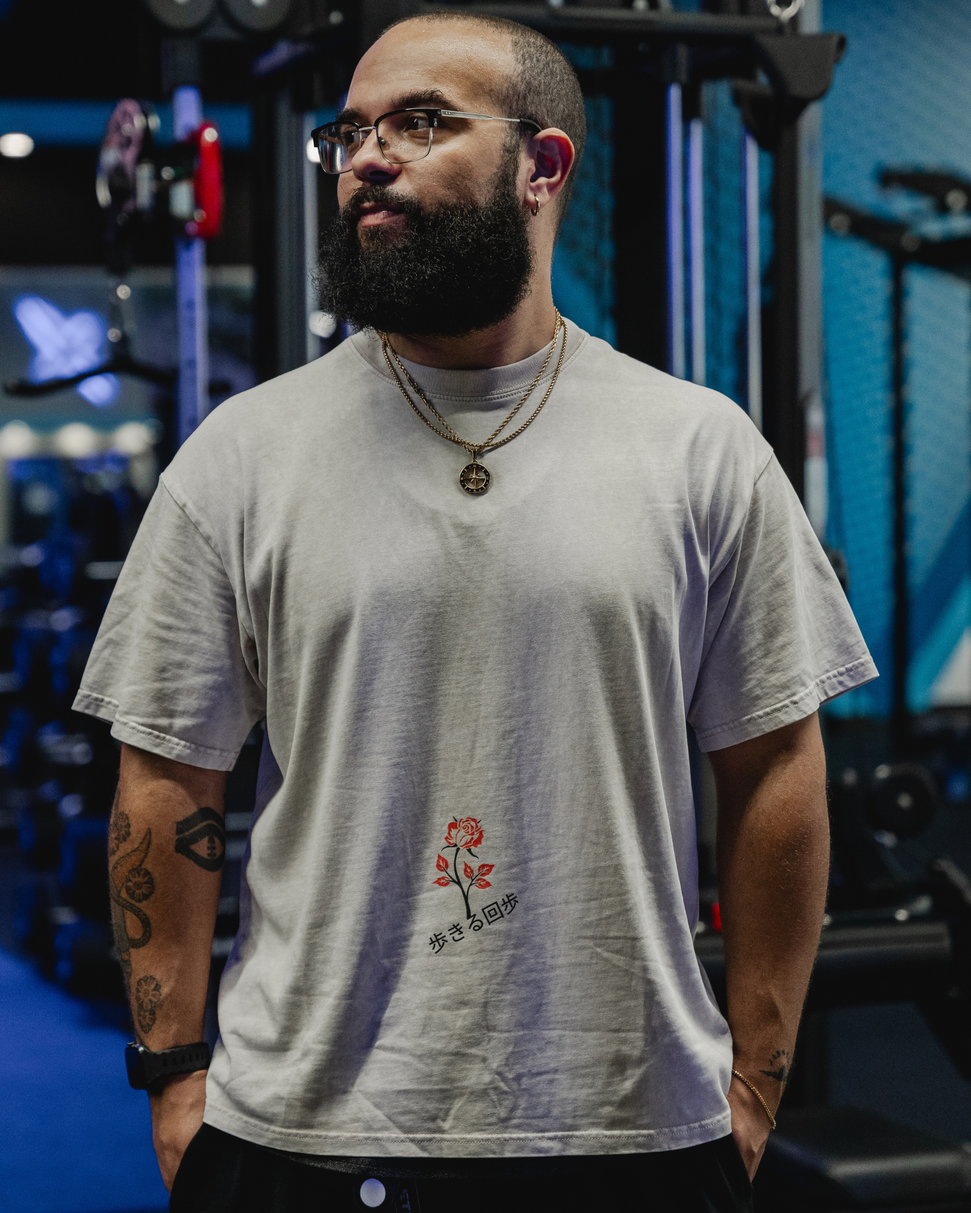 Relaxed Stonewash Tee | Roses