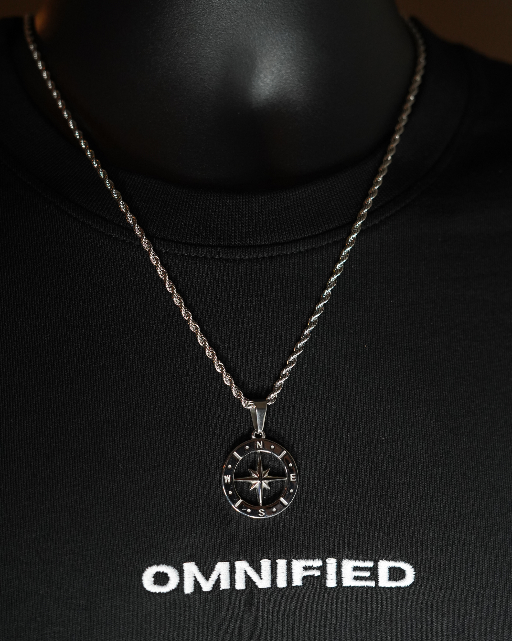 Compass (3mm Rope) | Silver
