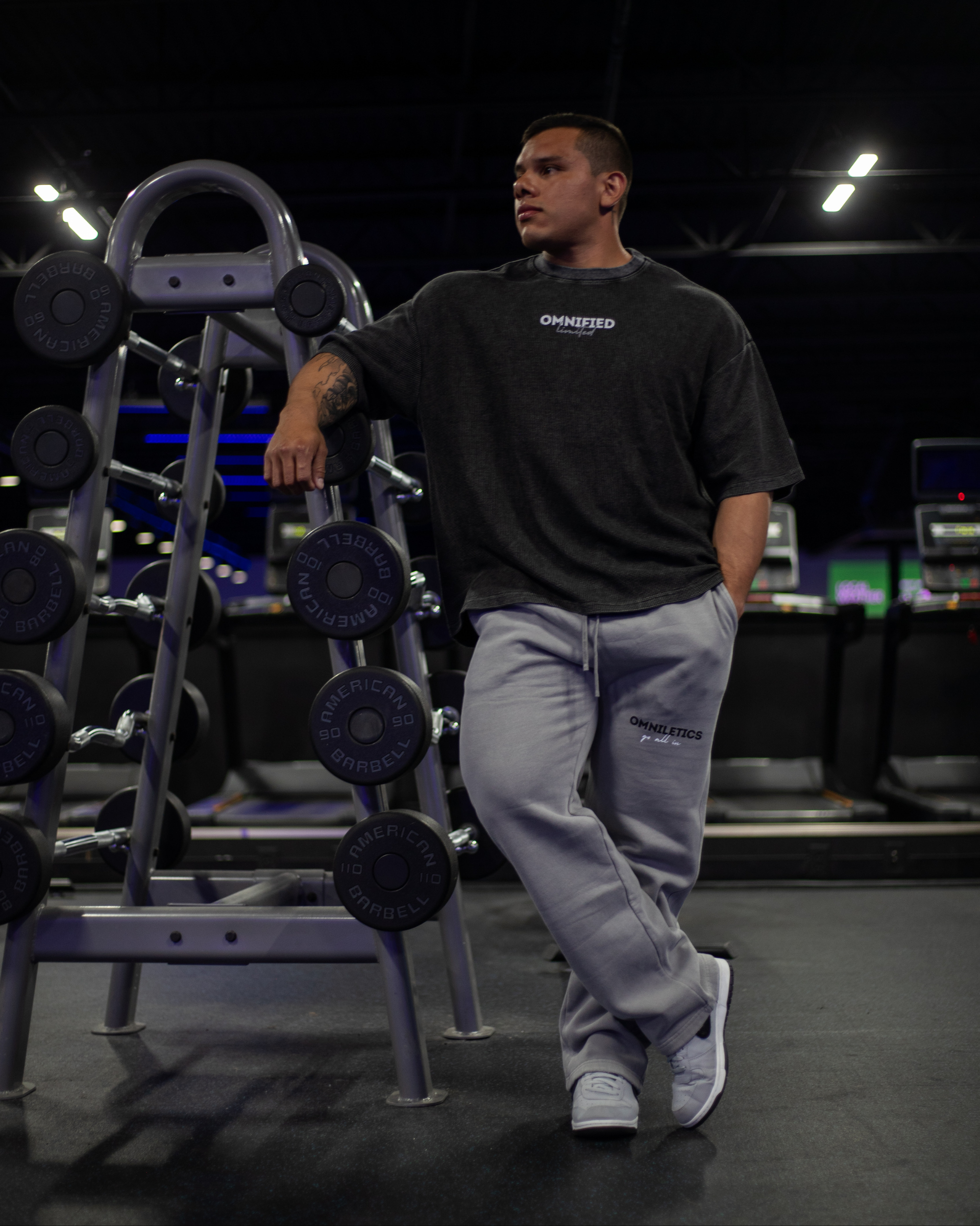 Washed Waffle Boxy Tee