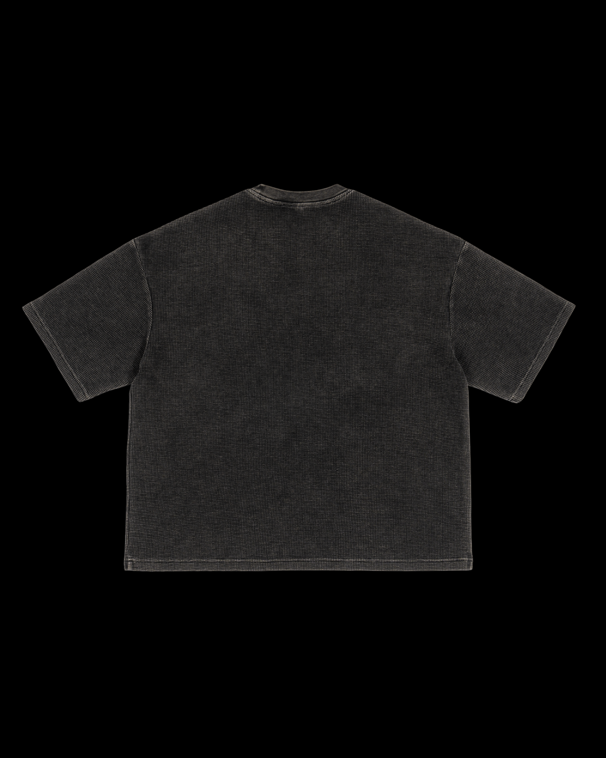 Washed Waffle Boxy Tee