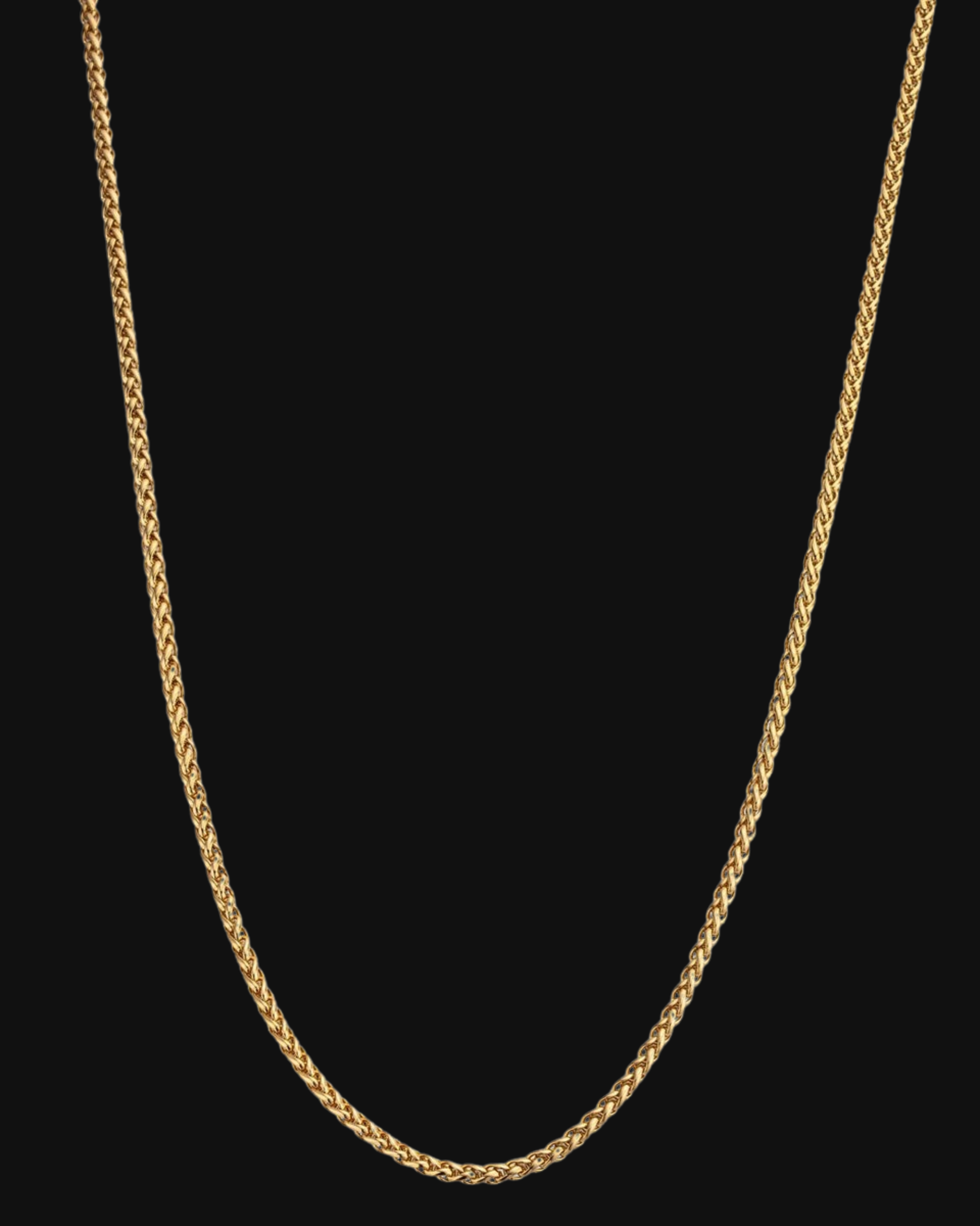 Cuban 7mm + Wheat 3mm | Gold