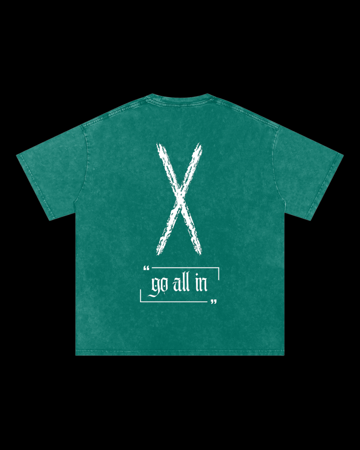 Relaxed Stonewash Tee | "X"