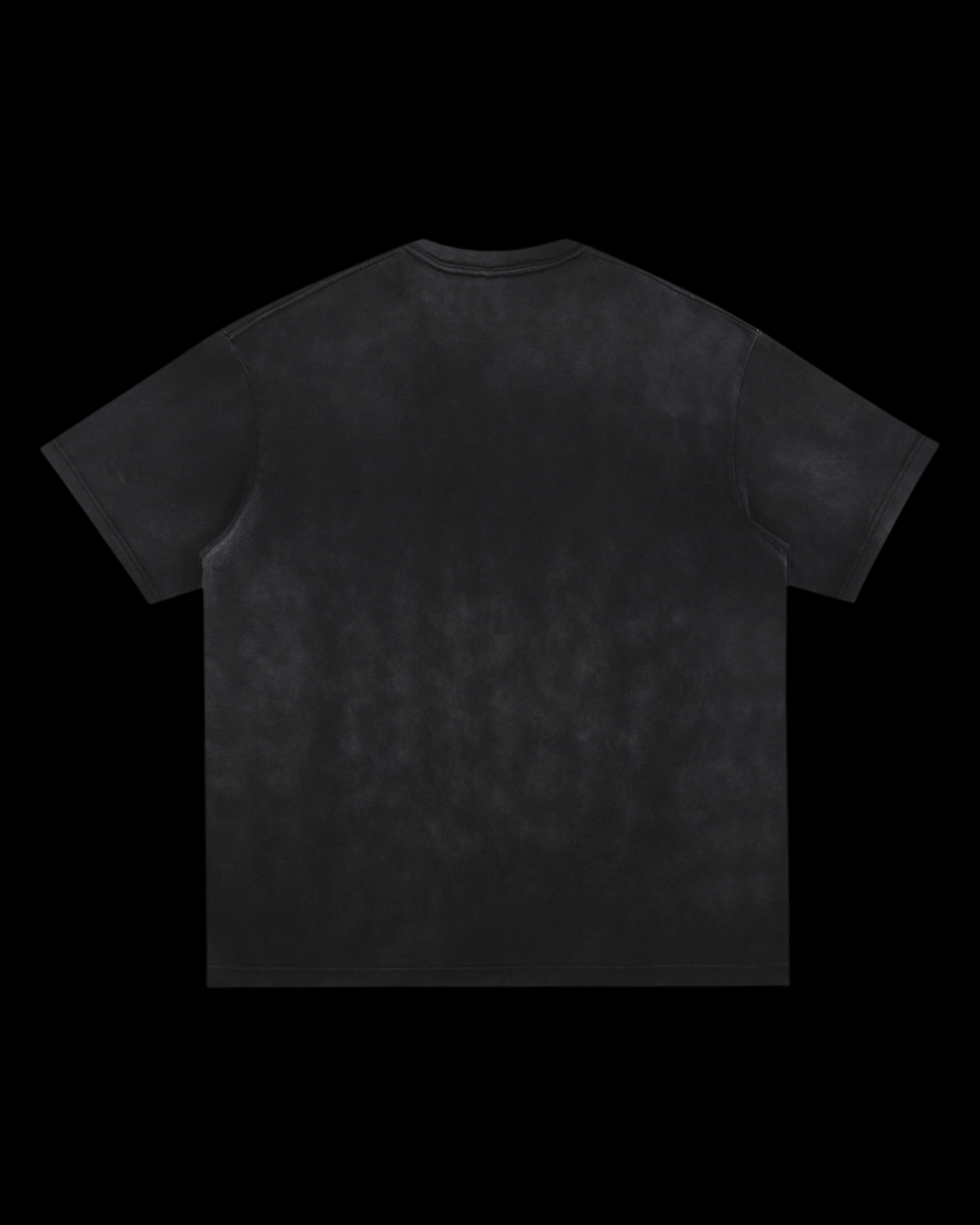 Relaxed Frayed Tee | Electric Skull