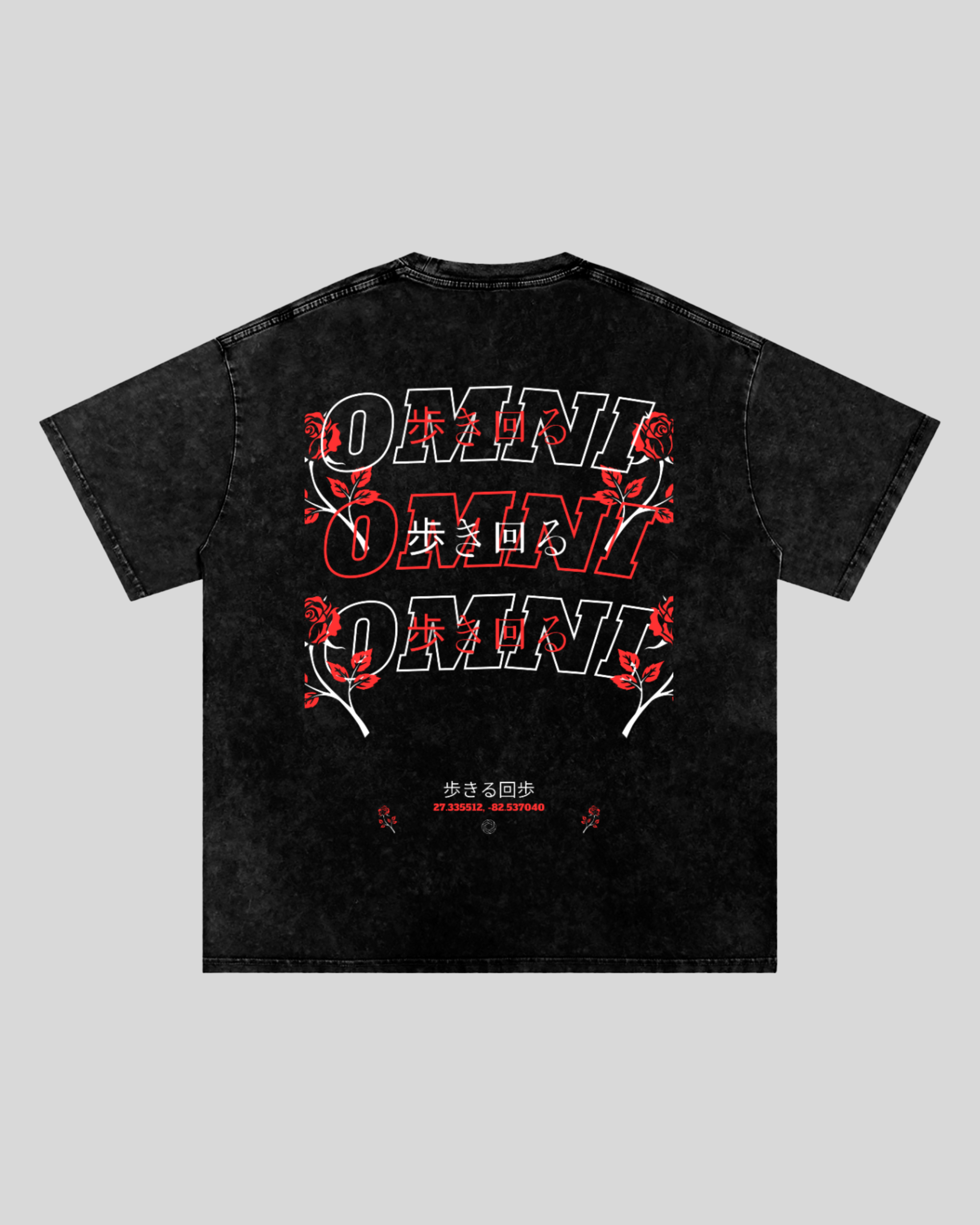 Relaxed Stonewash Tee | Roses