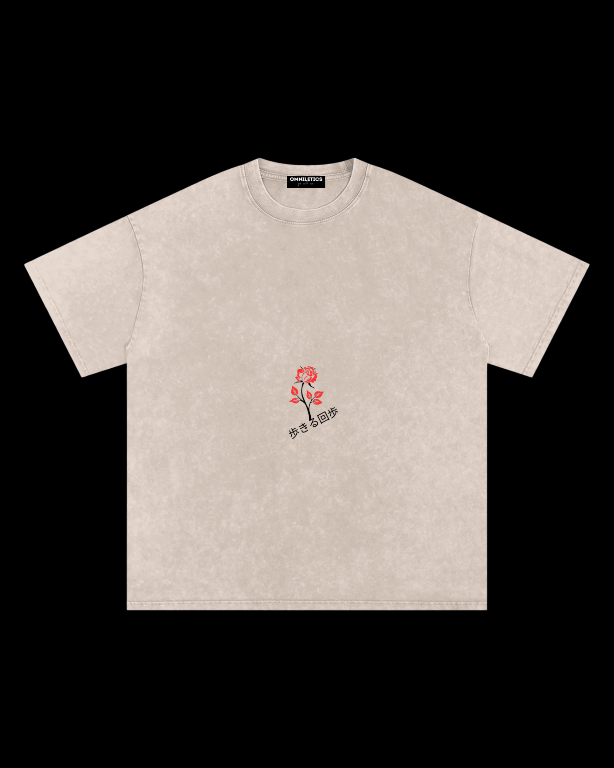 Relaxed Stonewash Tee | Roses