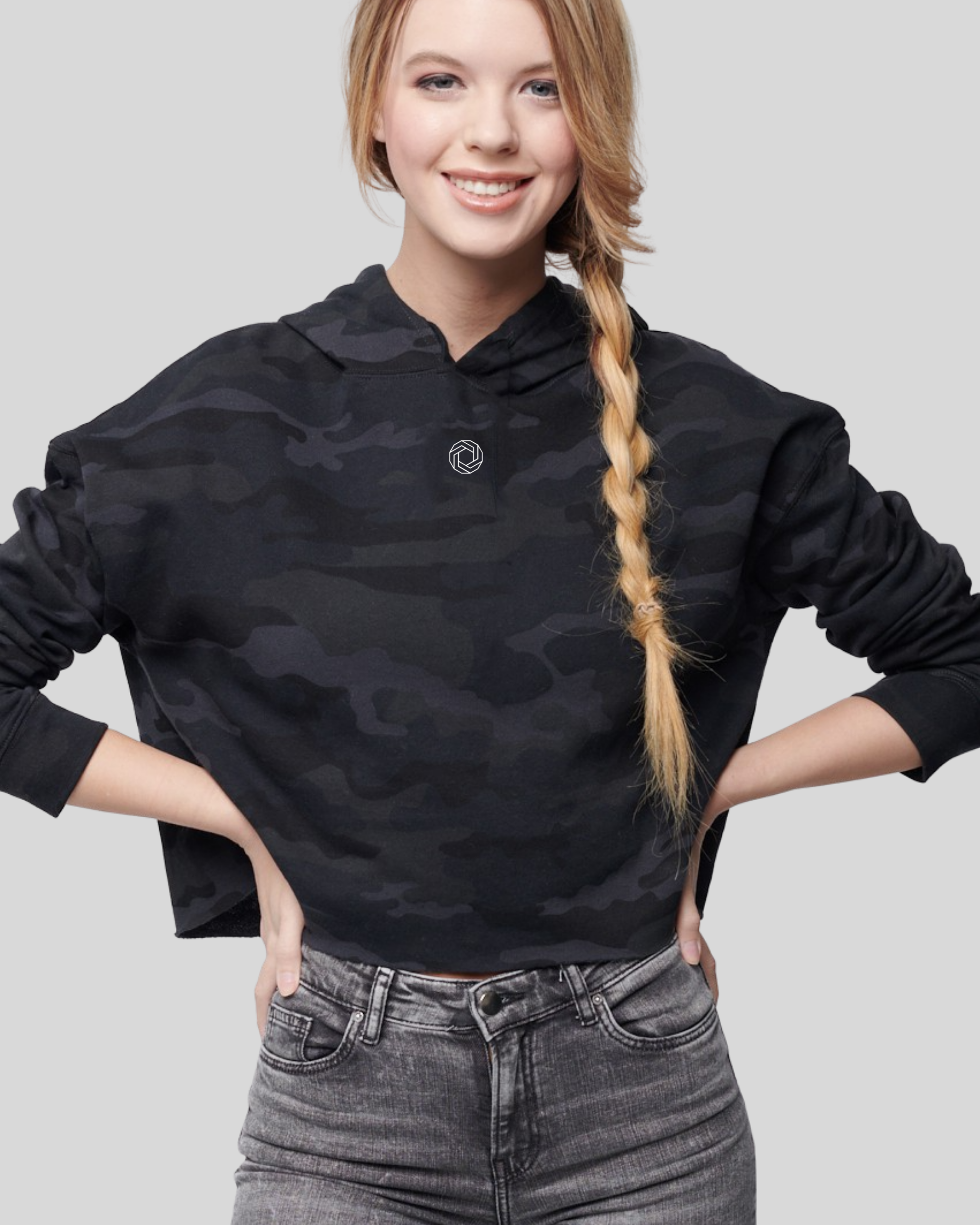 Cropped Hoodie | Camo