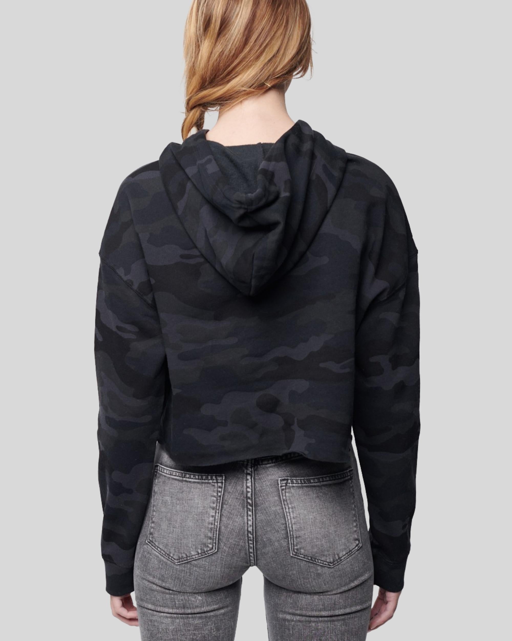 Cropped Hoodie | Camo