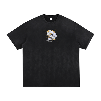 Vintage Washed Hand-Frayed T-Shirt