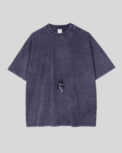 Relaxed Stonewash Tee | Roses (#1)