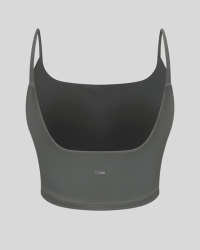 Hugs Scoop Back Cropped Tank