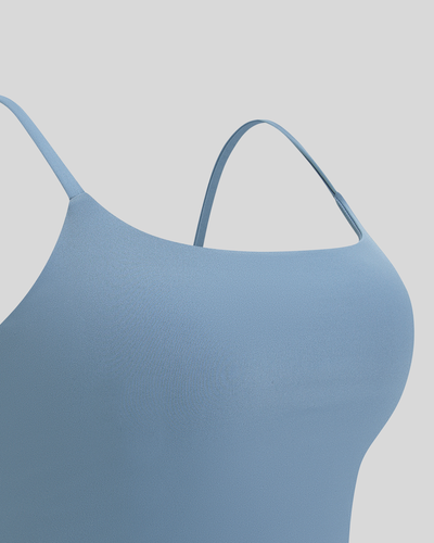 Hugs Scoop Back Cropped Tank