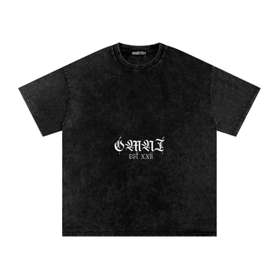 Relaxed Stonewash Tee | "X"