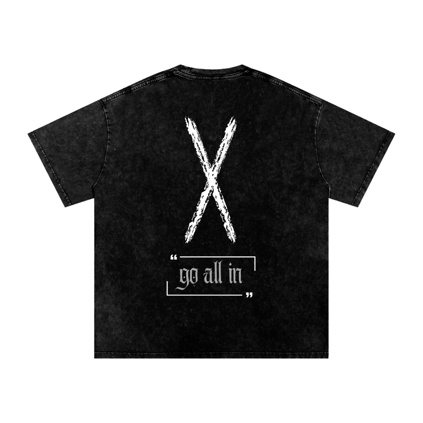 Relaxed Stonewash Tee | "X"