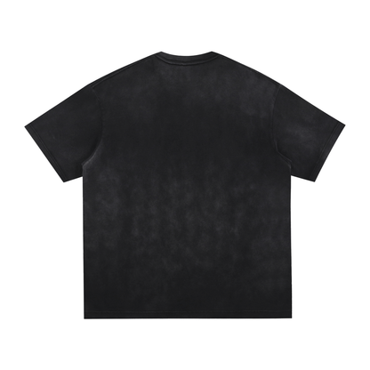 Vintage Washed Hand-Frayed T-Shirt