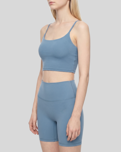 Hugs Scoop Back Cropped Tank