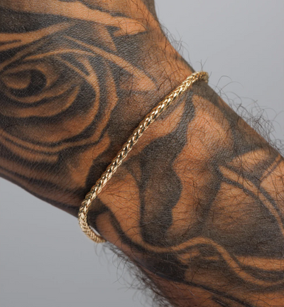 Wheat Bracelet 3mm | Gold