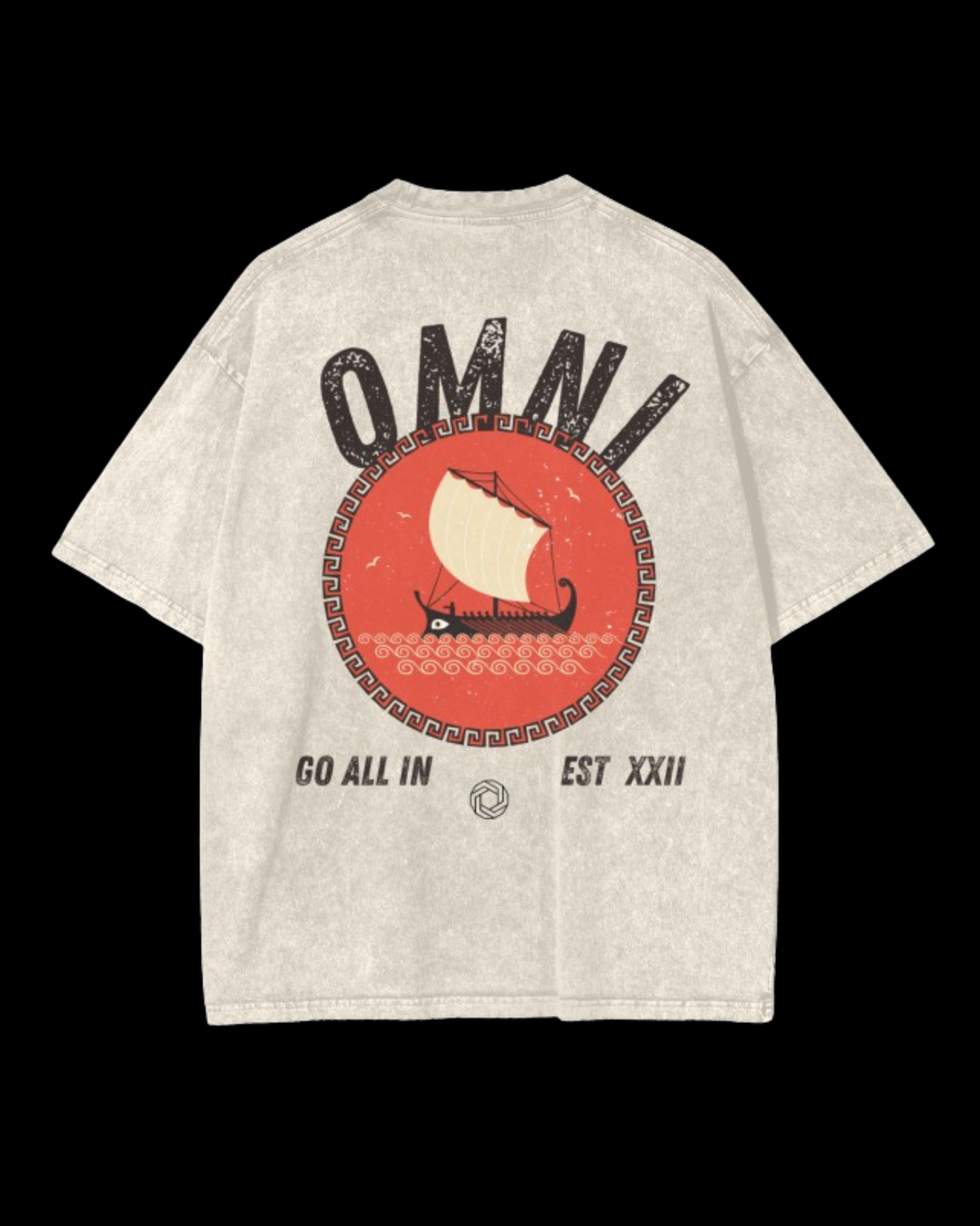 Relaxed Stonewash Tee | Red Sea