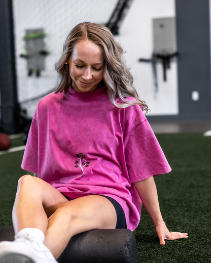 Relaxed Stonewash Tee | Roses