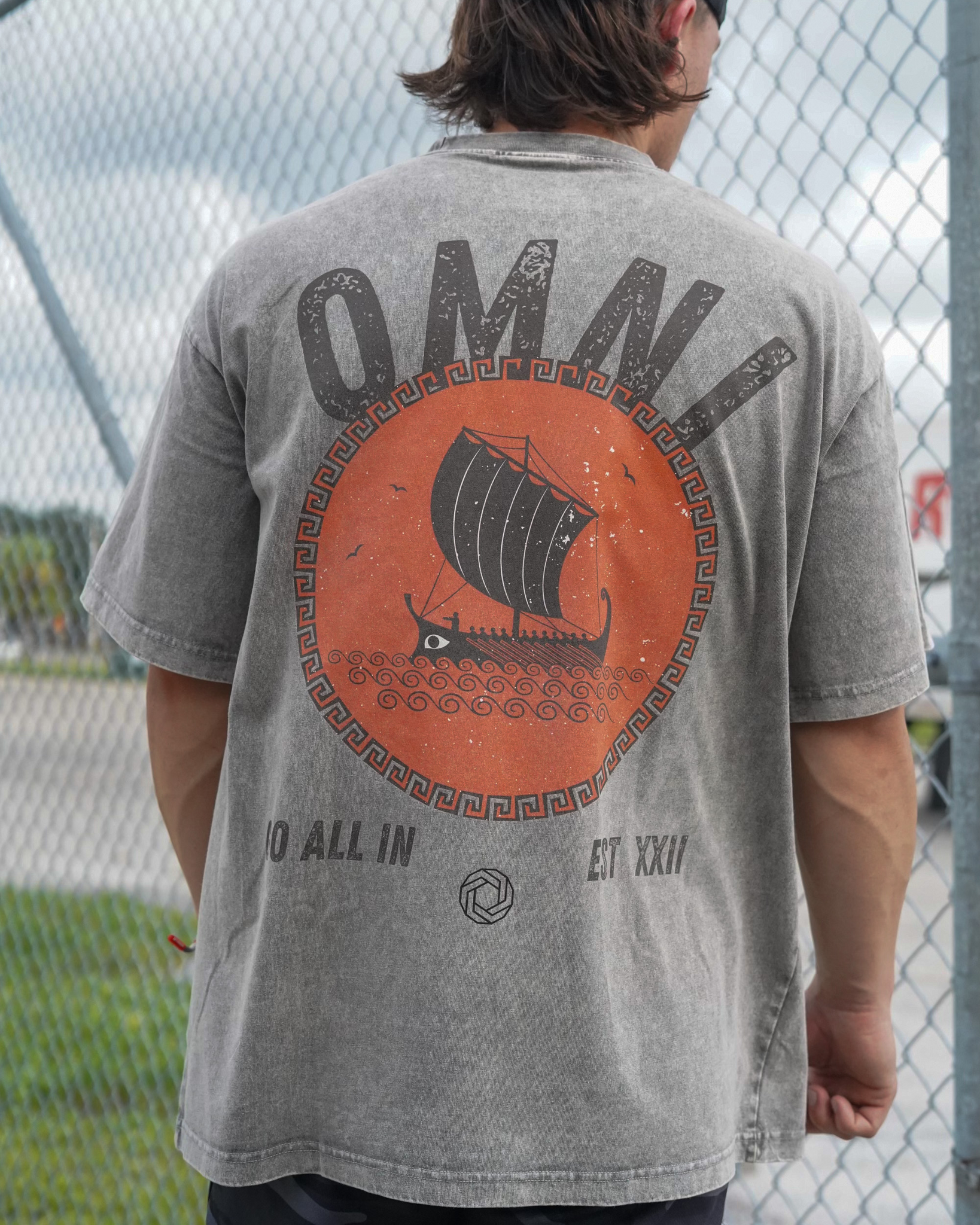 Relaxed Stonewash Tee | Red Sea