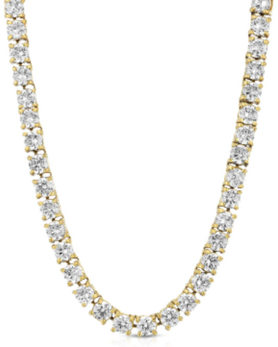 Premium Tennis Necklace | Gold