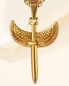 Winged Sword (3mm Wheat) | Gold