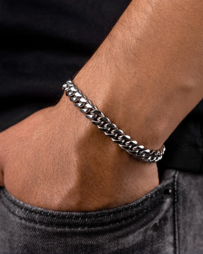 Cuban Bracelet 7mm | Silver