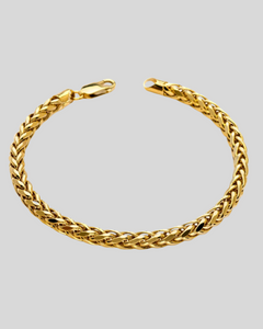 Wheat Bracelet 3mm | Gold