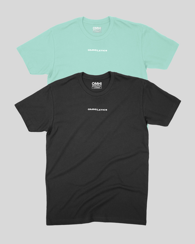 Staple Tee 2 Pack | Black & Mint
