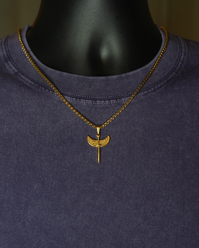 Winged Sword (3mm Wheat) | Gold