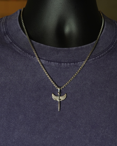 Winged Sword (3mm Wheat) | Silver