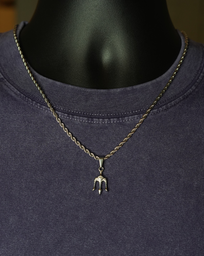 Trident (3mm Rope) | Silver