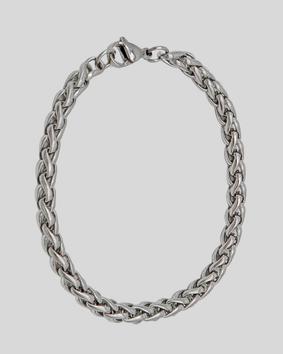 Wheat Bracelet 3mm | Silver