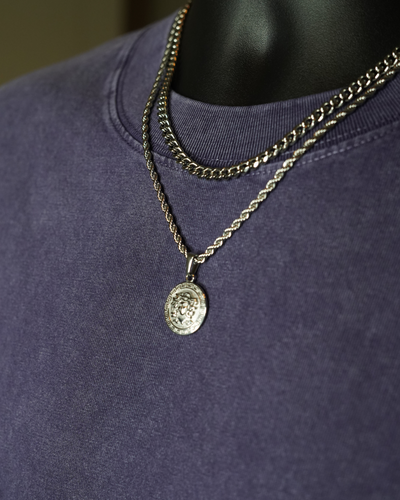 Medusa Rope + Cuban 5mm  | Silver