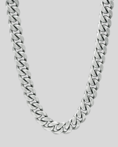 18" Cuban Chain 9mm | Silver